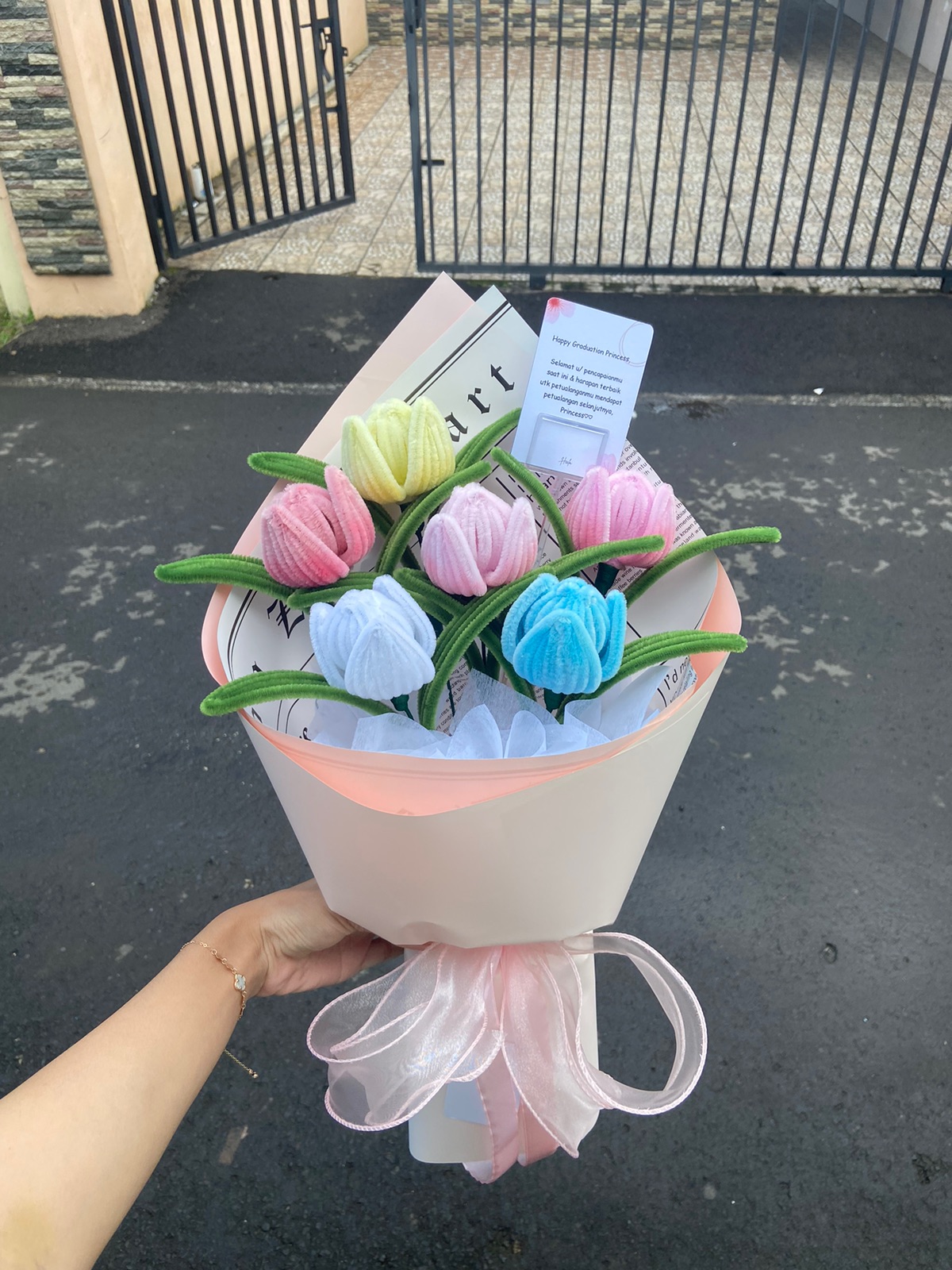 Chromatic Tulip Bouquet